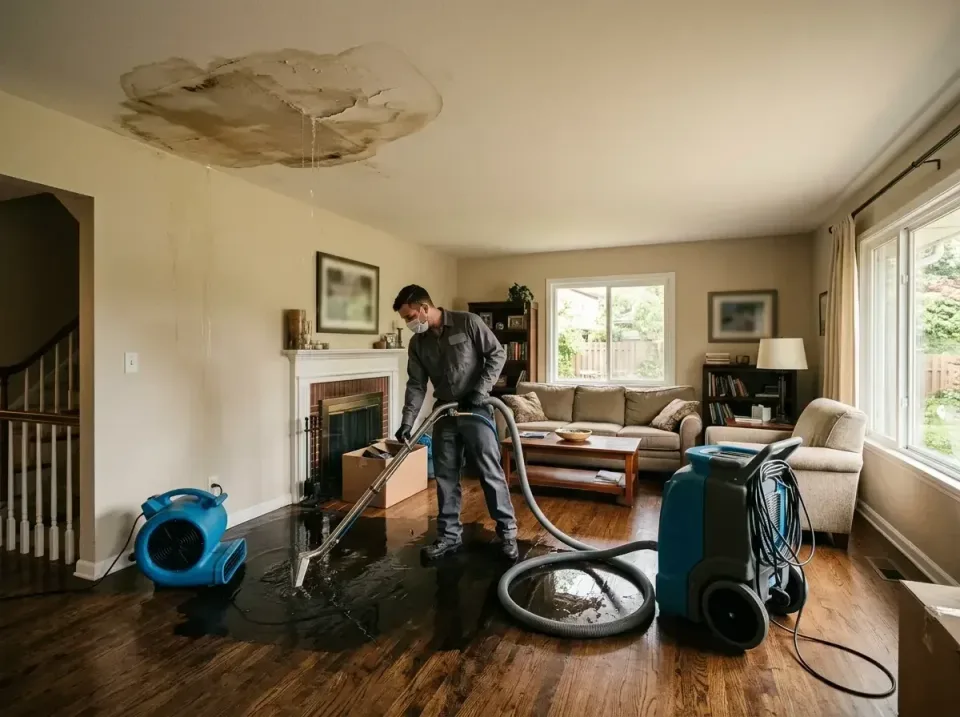 attic-pipe-burst-ceiling-drip-008 — frequently asked questions, Water Damage Restoration & Carpet Care in Amherst, OH